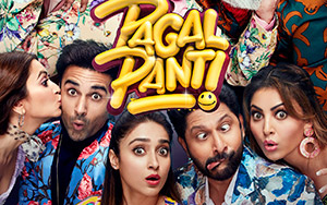 Poster of Bollywood comedy movie, Pagalpanti (Release date November 22,2019)